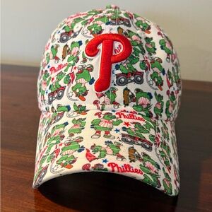 Philadelphia Phillies Phanatic Patterned Cap - Red, Green, White